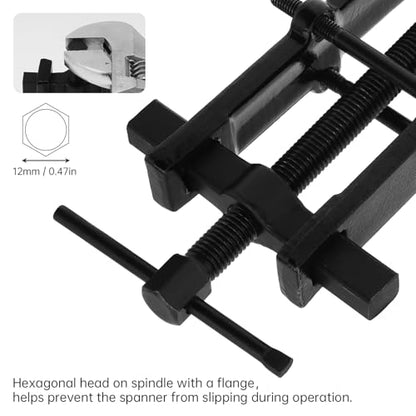 Two Jaw Bearing Puller, Adjustable 2 Jaws Gear Remover Tool, Puller Kit for Bearing, Gears, Pulley, Flywheel, Motorcycle, Car (4 inch) - size: 4 inch