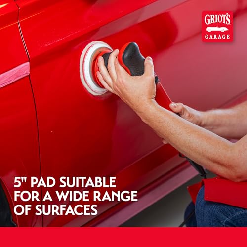 Griot's Garage BOSS Knitted Wool Pads for Car Detailing, Polishing and Paint Correction, Buffing Pads Compatible with BOSS Creams, 5.5”, Set of 2 - size: 5.5 Inch Pads (Set of 2)