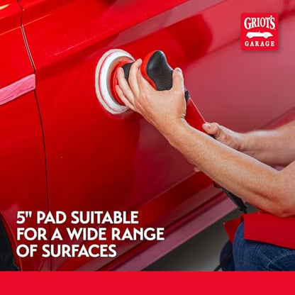 Griot's Garage BOSS Knitted Wool Pads for Car Detailing, Polishing and Paint Correction, Buffing Pads Compatible with BOSS Creams, 5.5”, Set of 2 - size: 5.5 Inch Pads (Set of 2)