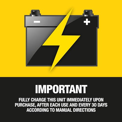 Stanley J7C09D 1400 Peak Amp Automotive Jump Starter, Portable Power – Triple 15W USB Ports, 120 PSI Air Compressor for Tires & Sports Equipment - size: 1400 Amps