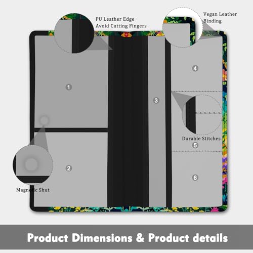 Car Registration and Insurance Holder, with Magnetic Closure for License, Cards and Documents, All Vehicle Needs and Car Accessories (Cat) - color: Cat