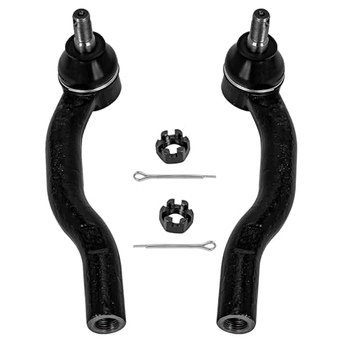 Detroit Axle - 2.5L Front 4pc Steering Knuckles Kit for 2012-2017 Toyota Camry, 2 Steering Knuckles & Wheel Bearing Hubs 2 Outer Tie Rod Ends 2013 2014 2015 2016 Replacement - size: 4SU50407/Kit
