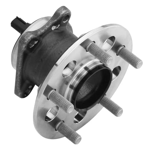 Detroit Axle - 2 Rear Wheel Bearing and Hubs Assembly for Toyota Camry 2012-2017/ Avalon 2013-2018, 5-Lug w/ABS Rear Left Driver Side, 2014 2015 2016 Wheel Bearing and Hubs Assembly Replacement - style: 512454_512455/Pair