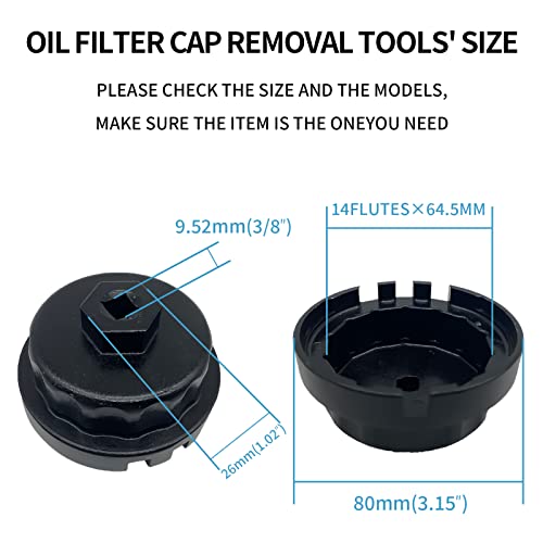 The 3+1 Notched Cap Oil Filter wrench tool IS suitable for some Toyota and Lexus models, such as Toyota GS300 IS part series, Lexus RX350, LS, GS part series