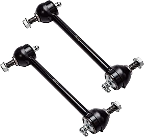 Detroit Axle - Rear 4pc Struts Kit for Chevrolet Impala Monte Carlo Oldsmobile Intrigue,2 Struts with Coil Spring 2 Stabilizer Sway Bar End Links Replacement Quick Install Ready Struts Shocks Assembly - size: 4QS2400004/Sway Kit