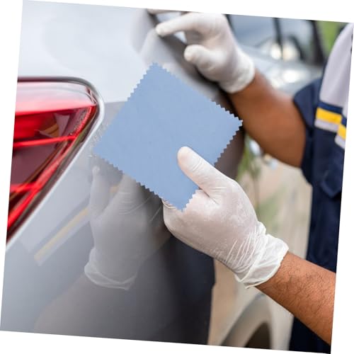 STOBAZA 1 Set Tire Shine Applicator Sponge Kit Wax Applicator Pads with Polishing Cloth for Car Detailing Durable Versatile Automotive Waxing Tool for Easy Application and Reliable