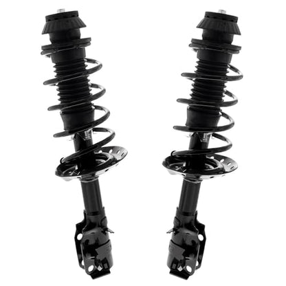 Detroit Axle - Front Struts for 2015 2016 2017 2018 2019 Honda Fit, Complete Strut with Coil Spring Quick Install Ready Replacement Suspension Struts Shocks Assembly - size: SR4551_SR4552/Pair