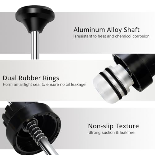 YSTOOL 200CC Manual Fluid Extractor and Fill Syringe Automotive Oil Evacuator and Dispenser Pump for Changing ATF, Coolant, Power Steering Fluid, Gear Oil, Brake Fluid and Engine Oil