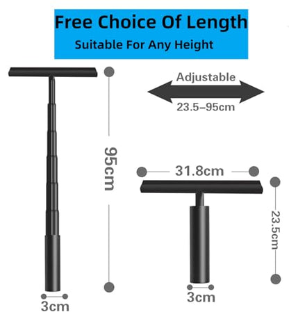 Extendable Shower Squeegee for Glass Doors, Shower Cubicle Squeegee Shower Wiper Window Cleaner Squeegee Shower Silicone, Squeegee Shower with 23.5-97 cm Telescopic Rod