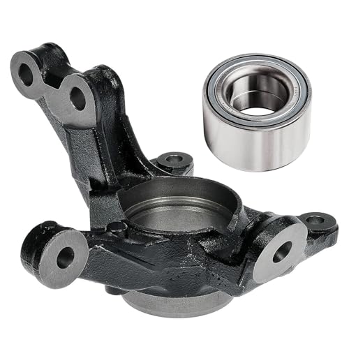 Detroit Axle - 2pc Front Loaded Steering Knuckle Kit for 2009-2019 Toyota Corolla 2009-2013 Matrix, 2010 2011 2012 Driver Side Steering Knuckle, Wheel Press Bearing Replacement - size: 2UW471862/Kit