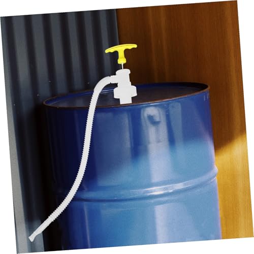 Manual Oil Transfer Pump Hand Siphon Hose Kit Acid and Alkali Resistant Plastic Fluid Extractor for Automotive and Fish Tank Use