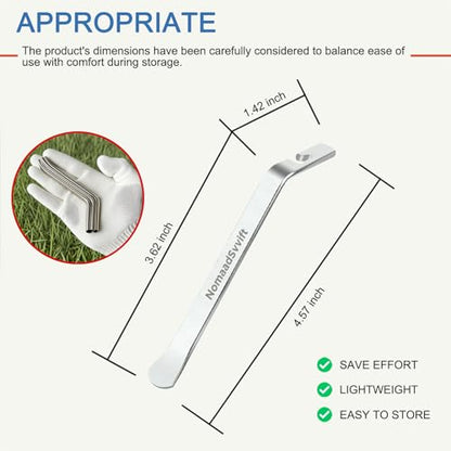 Bicycle Tire Levers, Iron Tire Spoons, Professional Bike Tire Removal Tool for Road, Mountain Bike, etc
