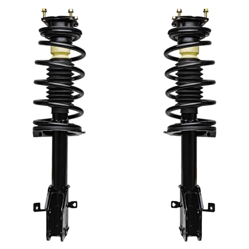 Detroit Axle - Front Steering Knuckle Strut for 2011-2014 Ford Edge, 2011-2015 Lincoln MKX, 2012 2013 Steering Knuckle & Wheel Bearing Hub Strut and Coil Spring Assembly Replacement - size: 4QU48709/ Big strut kit