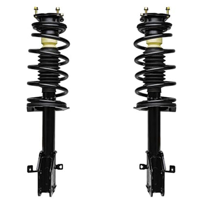 Detroit Axle - Front Steering Knuckle Strut for 2011-2014 Ford Edge, 2011-2015 Lincoln MKX, 2012 2013 Steering Knuckle & Wheel Bearing Hub Strut and Coil Spring Assembly Replacement - size: 4QU48709/ Big strut kit