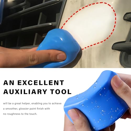 4 PCS Car Clay Bar, 100g No Scratch Premium Grade Auto Detailing Claybar Cleaner Kit, Damage Free Magic Clay Bars for Vehicle Paint Surface Glass, Car Accessories