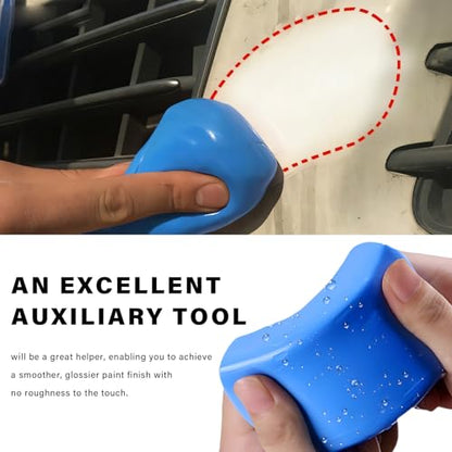 4 PCS Car Clay Bar, 100g No Scratch Premium Grade Auto Detailing Claybar Cleaner Kit, Damage Free Magic Clay Bars for Vehicle Paint Surface Glass, Car Accessories