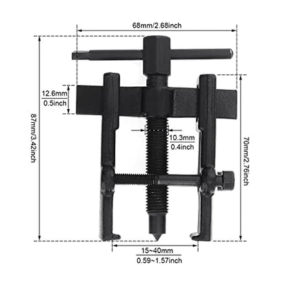 Adjustable Two Jaw Bearing Gear Puller Remover Tool, 2 Inch Carbon Steel Pump Removing Kit for Motorcycle (2 Inch)