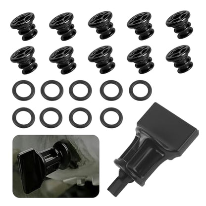 10PCS Oil Drain Plug with Oil Drain Plug Removal Tool & O Ring Seal,Oils Pan Drains Plugs OEM#06L103801D Compatible with Audi Volkswagen Porsche,Oils Plugs Car Accessories