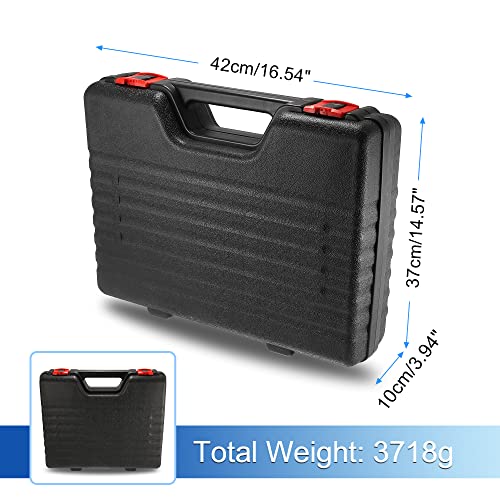 X AUTOHAUX Automotive Non Dismantle Fuel Injector Cleaner Cleaning Tool Kit & Tester Fuel System Air Intake System with Carrying Case for Petrol Car
