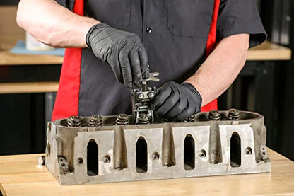 ARES 10113 Overhead Valve Spring Compressor - No Cylinder Head Removal | Spring-Loaded Jaws Keep Tool Level During Compression - size: Overhead Valve Spring Compressor