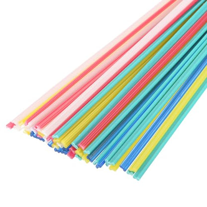 50pcs 10 Inch Plastic Welding Rods PP/PVC Welding Strips Welder Rods for Plastic Welder,Car Bumper, Kayak Repair