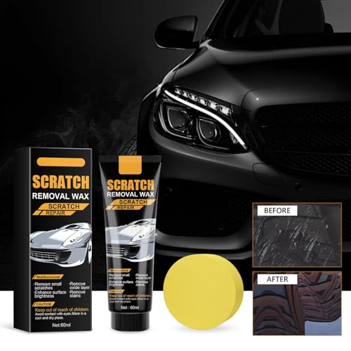 Car Scratch Remover Wax, Scratch Remover for Vehicles, Car Polishing Wax Scratchs Remover Cars Paint Scratchs Repair Kit for Deep Scratches (2) - color: 2