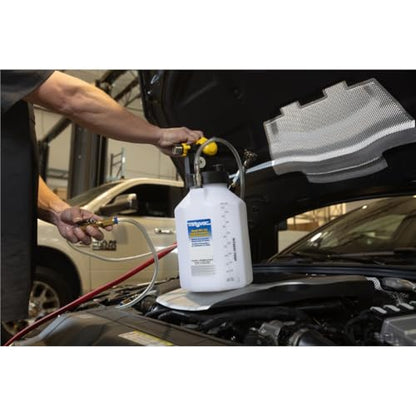 Mityvac MV7105 Fluid Extractor Dispenser for Evacuating, Topping-Off, Refilling Reservoirs or Bleeding Hydraulic Brake/Clutch Systems, 1.2 Gallon, 120 PSI, Compressed Air, Vacuum or Positive Pressure - style: MV7105