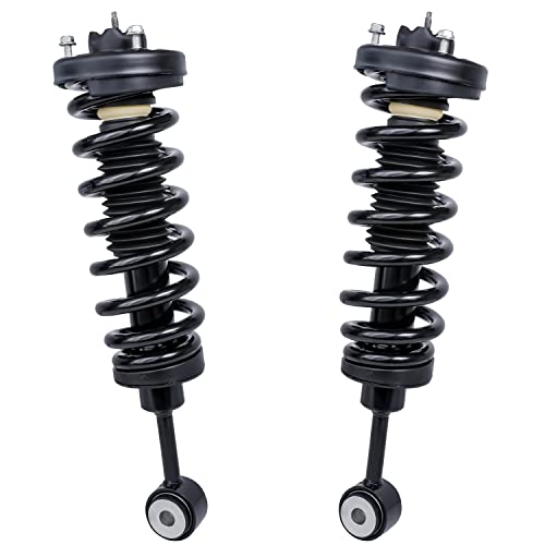 Detroit Axle - 2 Front Ready Struts for 2003-2006 Ford Expedition Lincoln Navigator 2004 2005 Complete Struts with Coil Spring Assembly Front Pair Strut Shock Set Replacement - size: 171369 x2/PAIR