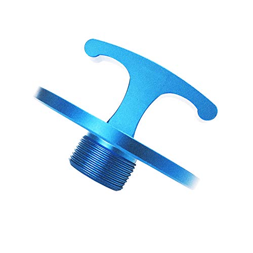 DOCA Aluminum Alloy-Oil Filter Plug Tool，Oil Filter Plug Cap Off Tool for Dodge Ram 05083285AA MO285 Turbo Diesel 5.9L 6.7L Cummins (Blue) … - color: blue