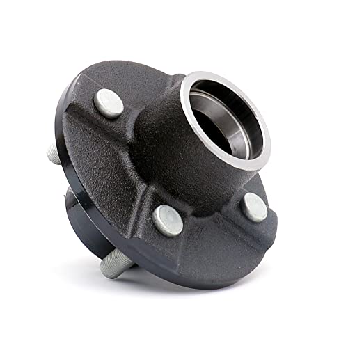 4-Bolt On 4 Inch Hub Assembly, Includes (1) Square Shaft 1-1/16 Inch Straight Spindle & Bearings,Trailer Hub Kit,Set of 1 - size: GL4853C*1