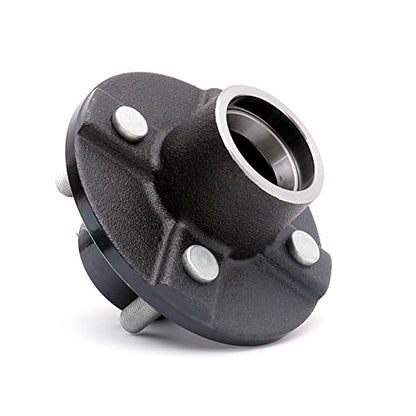 4-Bolt On 4 Inch Hub Assembly, Includes (1) Square Shaft 1-1/16 Inch Straight Spindle & Bearings,Trailer Hub Kit,Set of 1 - size: GL4853C*1