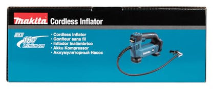 Makita DMP180Z 18V Li-ion LXT Inflator - Batteries and Charger Not Included, Blue/Silver, M