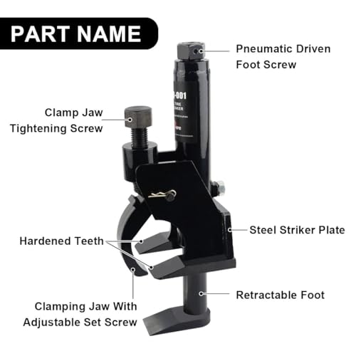 Manual Tire Bead Breaker Adjustable Tires Changer Tire Removal Tools for ATV Motorcycle Bus Tractors and More (fit for 38 and 42 inches Tires) - style: update version