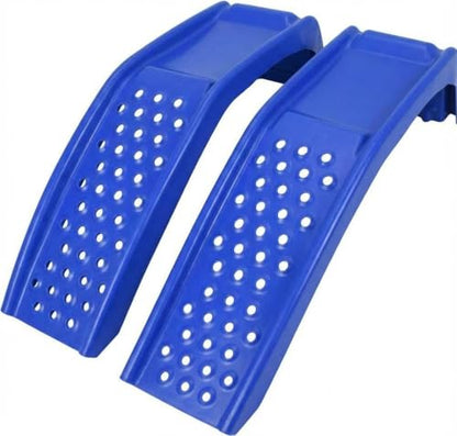 2 Pack Steel Car Ramps, 8000 LBS Capacity Heavy Duty Truck Ramps, 9" Lift Height for Low Profile Vehicles, Auto Service, Car Repair & Maintenance, 35" L x 11" W