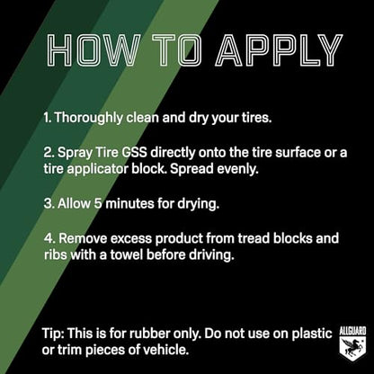 Tire GSS – XiO2™ Tire Shine Spray with Graphene Forms Tri-Molecular Bond to Rubber – Water-Resistant, Long-Lasting Protection – Satin Black Finish – Easy, No-Sling Application - style: Single Bottle