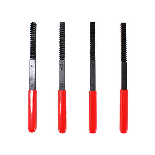 HFS(R)4PCS Thread Restoring Thread Repair File Set - High Carbon Steel Thread Repair Tool for Metric Threads (G Thread-4PC) - style: G Thread-4PC