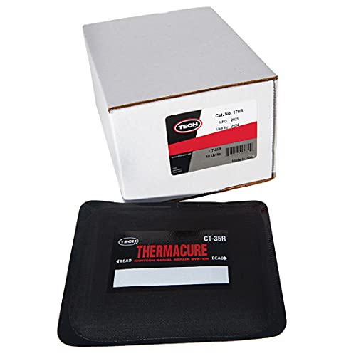 CT-35R Thermacure Radial Tire Crown Repair Units 5" x 6-3/4" Patch (125mm x 170mm), Box of 5