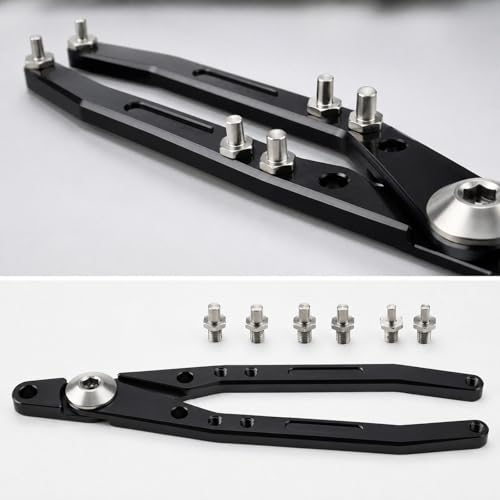 Oil Seal Removal Wrench, Shock Absorber Wrench, Maintenance Kit, 3 Mm/4 Mm/5 Mm Socket Wrenches for DIY Accessories, Black - color: Black