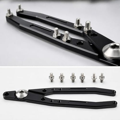 Oil Seal Removal Wrench, Shock Absorber Wrench, Maintenance Kit, 3 Mm/4 Mm/5 Mm Socket Wrenches for DIY Accessories, Black - color: Black
