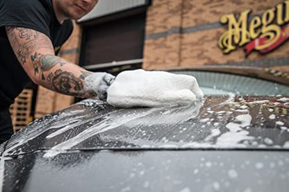 Meguiar's X3002 Microfiber Wash Mitt,Super-Thick,Reusable Wash Mitt for Ultimate Finish,Safe on Clear Coats,Leaving You with A Show Car Finish,(Pack of 6) - size: 6 Count, style: Microfiber Wash Mitt