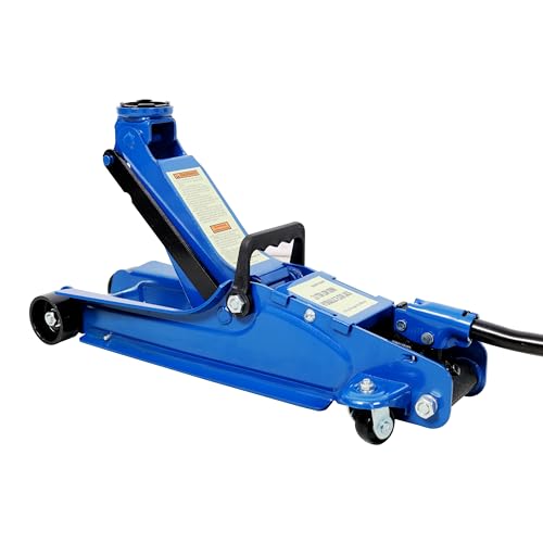 Low Profile Car Jack 4 Ton Portable Floor Hydraulic Jacks 8000 lbs | Heavy-duty steel floor jack with 4-ton capacity, low profile design, lifting range 2.5-20 inches, overload protection va - color: A1