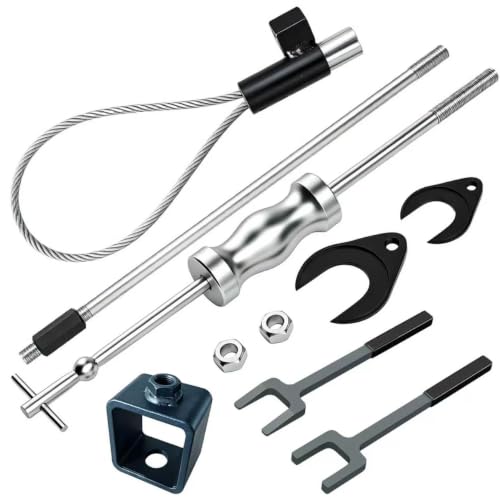 SHOOSHINE CV Axle Removal Tool, Steel CV Axle Puller, Universal Fit Automotive Puller Set (CV Axle Puller Tool with Axle Popper) - size: CV Axle Puller Tool with Axle Popper