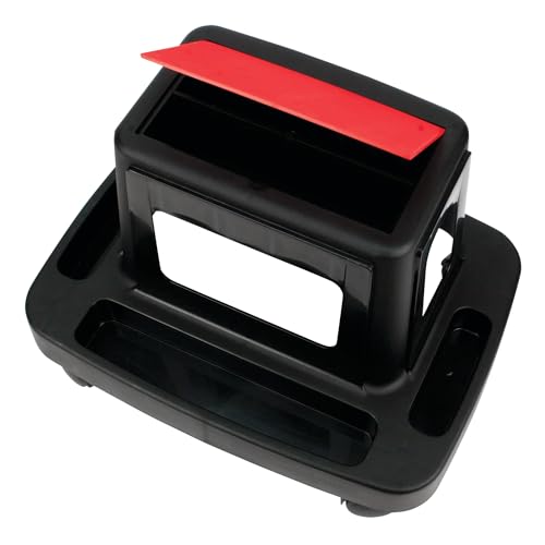 Performance Tool W85026 Multi-Slot Creeper Rolling Work Seat with Storage Tray for Mechanic Garages and Workshops, Black/Red, 18x13.4x12.4-Inches - style: Rolling Work Seat