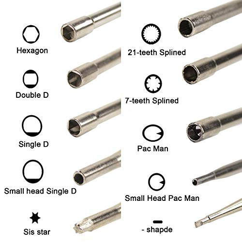 PANGOLIN Carburetor Adjustment Tool Kit Carb Cleaning Tool Kit with Case | 10 Pcs Tune-up Adjusting Tool with Ignition Spark Tester for Common 2 Cycle Carburetor Small Engine