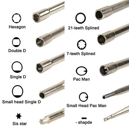 PANGOLIN Carburetor Adjustment Tool Kit Carb Cleaning Tool Kit with Case | 10 Pcs Tune-up Adjusting Tool with Ignition Spark Tester for Common 2 Cycle Carburetor Small Engine