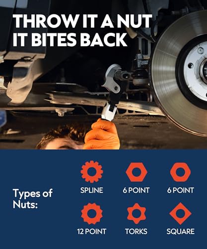 QUENCHING Self Adjusting Crowfoot Wrench, 9.5" Auto Jaw 9/16" to 1-1/4", 14 to 32 mm, Rust Resistant & Power Grip, Space-Saving Alternative to Wrench Sets for Car and Home Repairs - size: 9.5" Wrench
