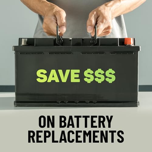Battery Restorer and Desulfator for Lead Acid - Prolong Life & Boost Charge Capacity, Battery Acid Refill and Additive for Golf Cart, RVs, Bikes, ATVs, Car 64oz
