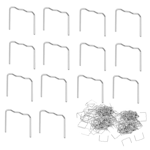 500 Pcs Hot Staples, Hot Stapler Kit Welding Rods Bumper Repair Welding Wire for Repair Machine Car Bumpers Car Bumper Repair Kit, 0.6MM Flat Corner Staples - size: 0.6MM Flat Corner Staples