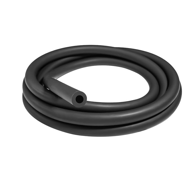 Unicaravan Silicone Vacuum Hose 10FT ID 5/16" (8mm), Wall Thickness 4mm,Matte Black Tubing, Automotive Marine & Industrial Use - size: 5/16" (8mm) - 10FT