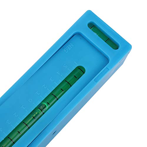 4 Wheel Alignment Magnetic Level Gauge, Bluetooth - Free Camber Castor Alignment Tool with Super Magnet Base, Adjustable from - 5° to 5° for Car Truck Brake Disc Wheel (Blue) - color: Blue